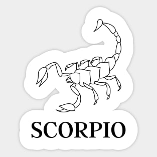 SCORPIO Sticker